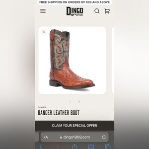Men’s dingo boot